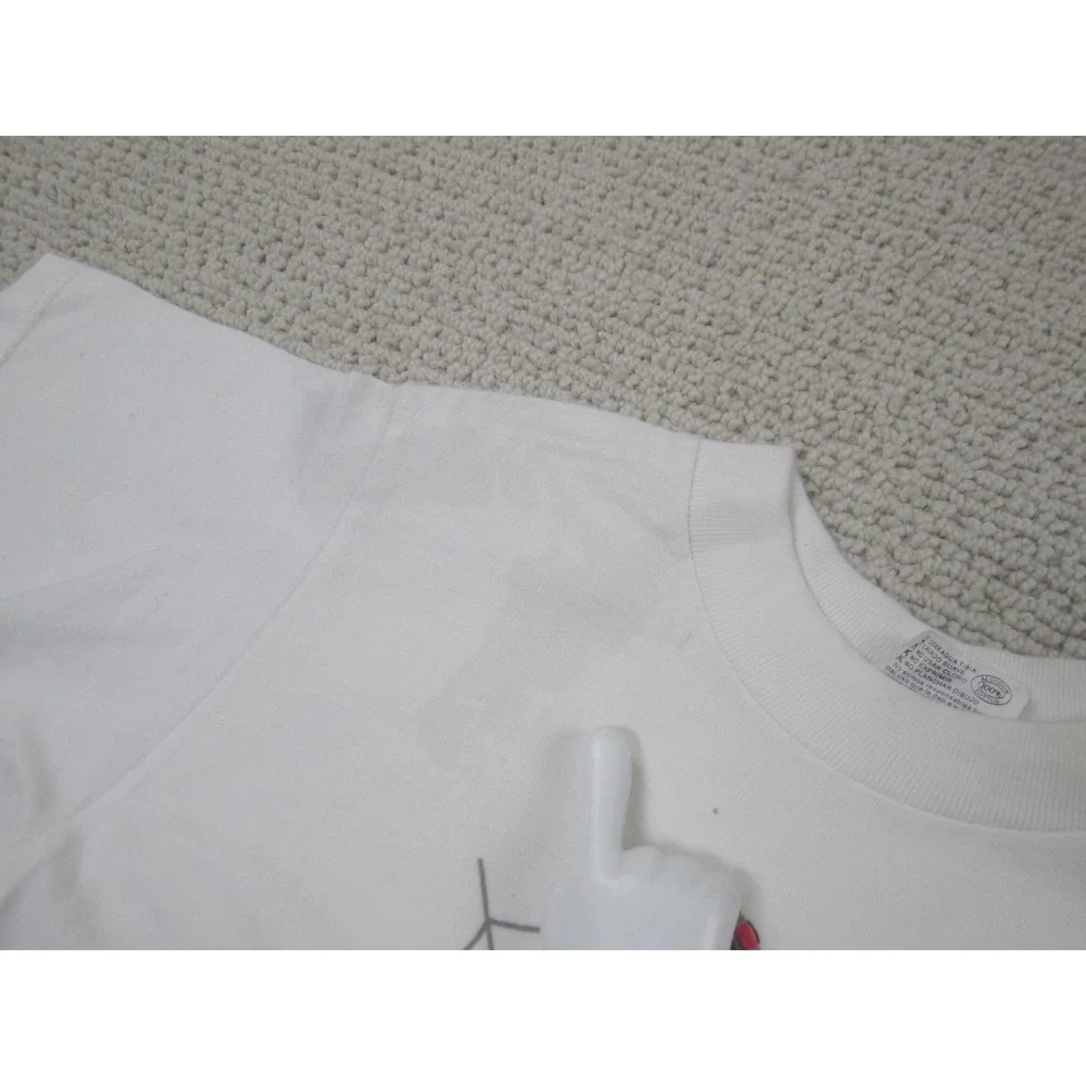 Spider-Man Shirt Boys 10-12 White Cancun Graphic Souvenir Marvel T-Shirt‎ Tee
